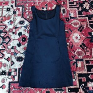 THEORY navy blue velvet dress sz 4